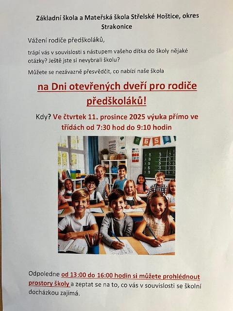 Den otevřených dveří 11. 12. 2025