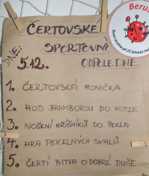 ŠD - Čertovské sportovní odpoledne